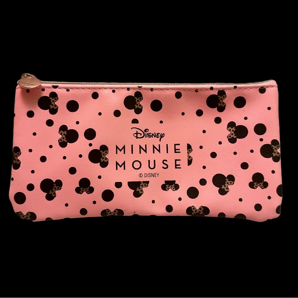 Disney Revolution Minnie Mouse Pink and Black Polka Dot Clutch